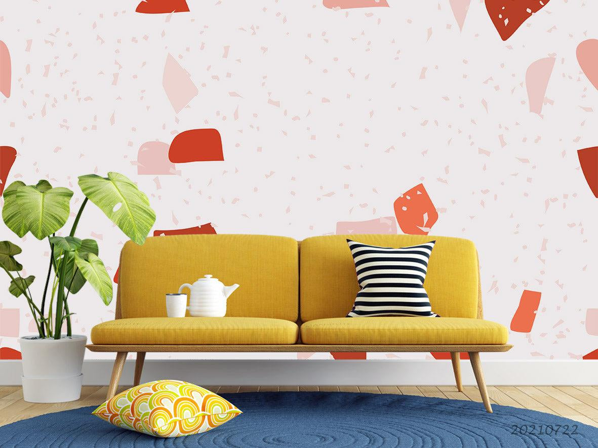 3D Terrazzo Texture Wall Mural Wallpaper LQH 253- Jess Art Decoration