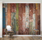 3D Old Wood Background Wall Mural Wallpaper  1- Jess Art Decoration