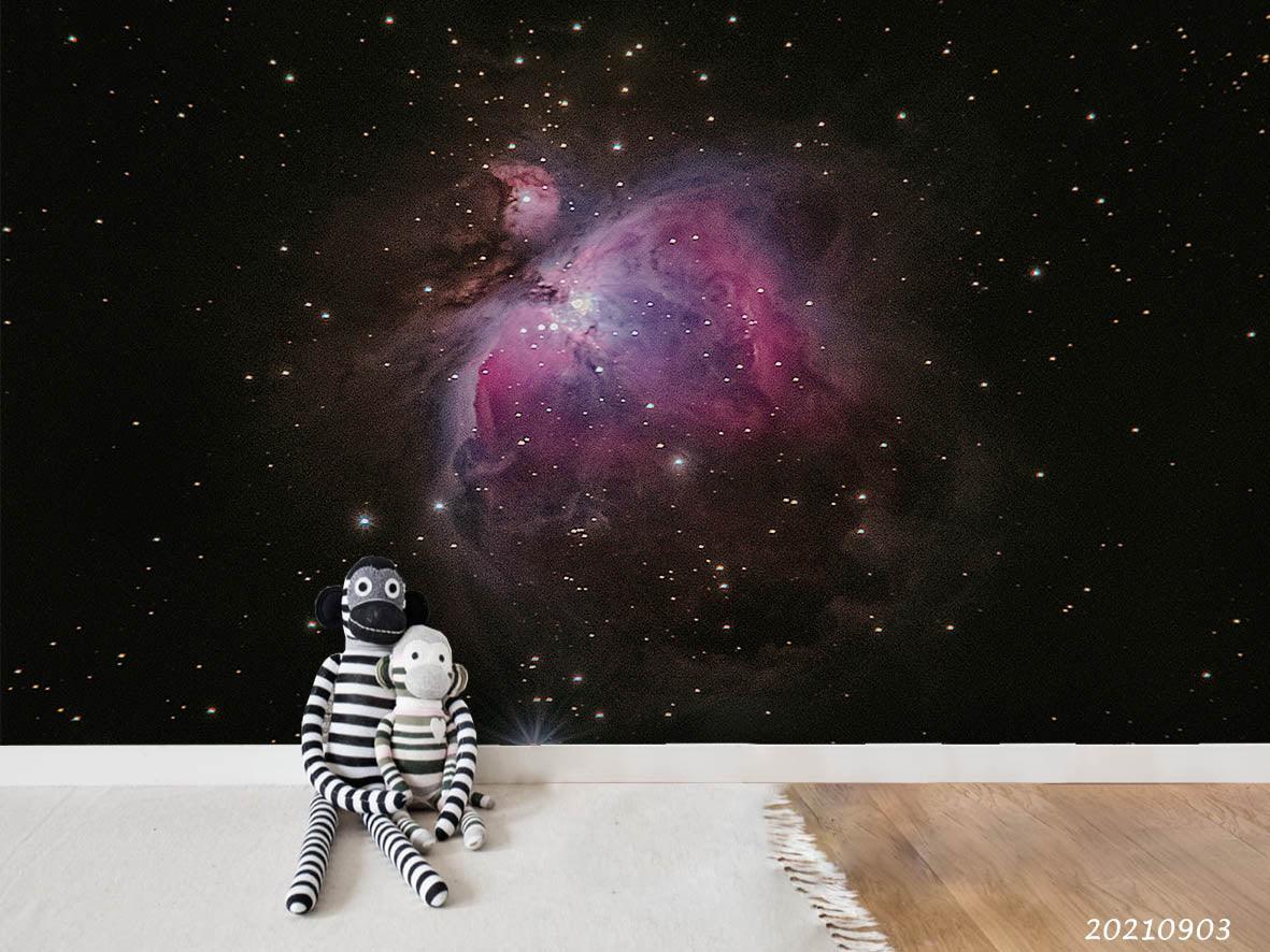 3D Space Galaxy Wall Mural Wallpaper LQH 95- Jess Art Decoration