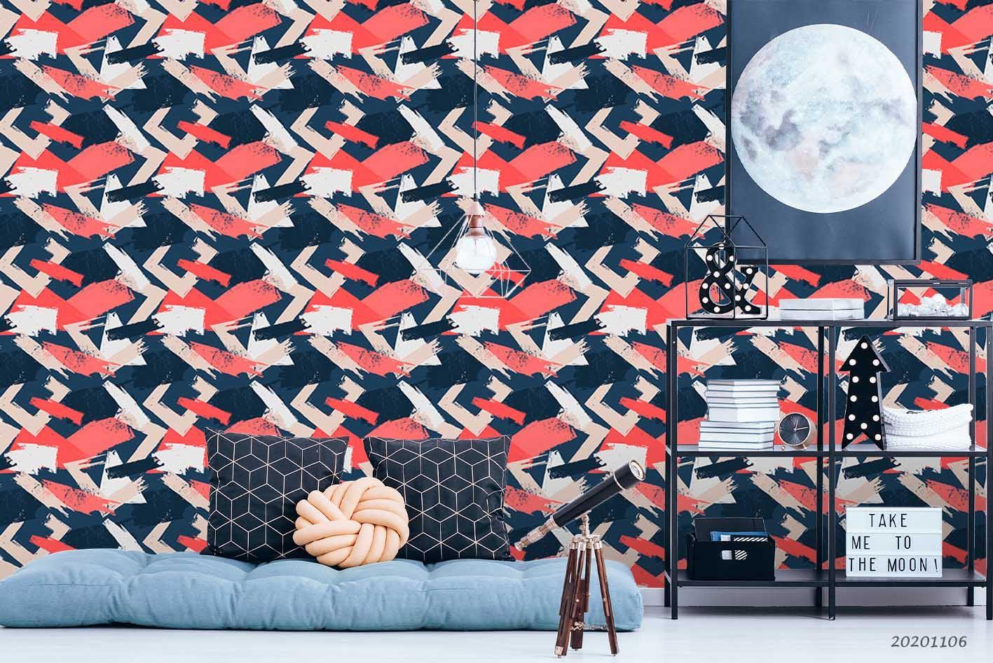 3D Abstract Colorful Pattern Wall Mural Wallpaper LXL- Jess Art Decoration