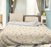 3D Yellow Floral Quilt Cover Set Bedding Set Duvet Cover Pillowcases SF42- Jess Art Decoration