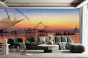3D Sunset Sky Sea Landscape Wall Mural Wallpaper LQH 577- Jess Art Decoration