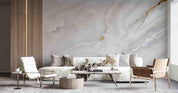 3D Light Grey Marble minimal grey marble surface wall mural wallpaper for dining room - view 3