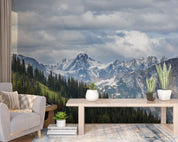 3D Snow Mountain Peak Forest Landscape Wall Mural Wallpaper GD 637- Jess Art Decoration