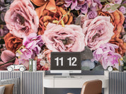 3D Vintage Style Flower Background Wall Mural Wallpaper GD 2301- Jess Art Decoration