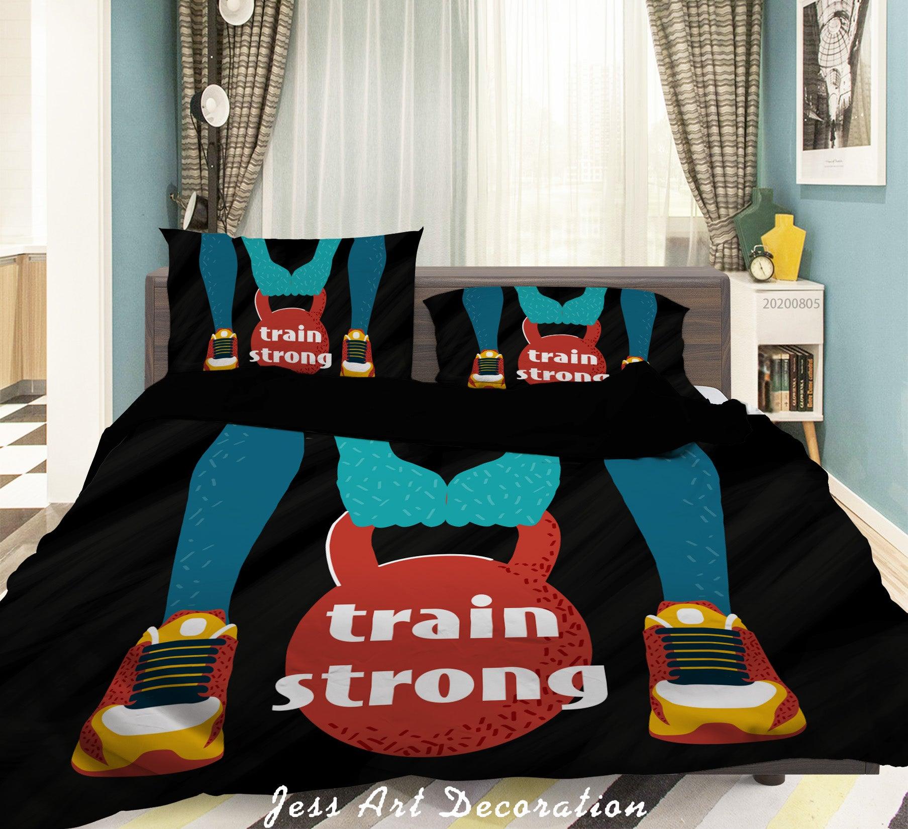3D Train Strong Quilt Cover Set Bedding Set Duvet Cover Pillowcases LXL 32- Jess Art Decoration