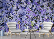 3D Vintage Purple Lilac Flowers Wall Mural Wallpaper GD 2302- Jess Art Decoration