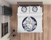 3D Magical Skull Tattoo Quilt Cover Set Bedding Set Duvet Cover Pillowcases WJ 9194- Jess Art Decoration