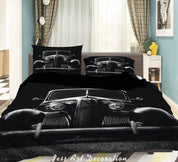 3D Dark Realistic Antique Car Quilt Cover Set Bedding Set Duvet Cover Pillowcases LXL 190- Jess Art Decoration