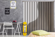 3D Abstract Geometric Line Bicolor Pattern Curtains and Drapes GD 597- Jess Art Decoration
