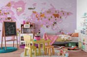 3D world map wall mural wallpaper 14- Jess Art Decoration