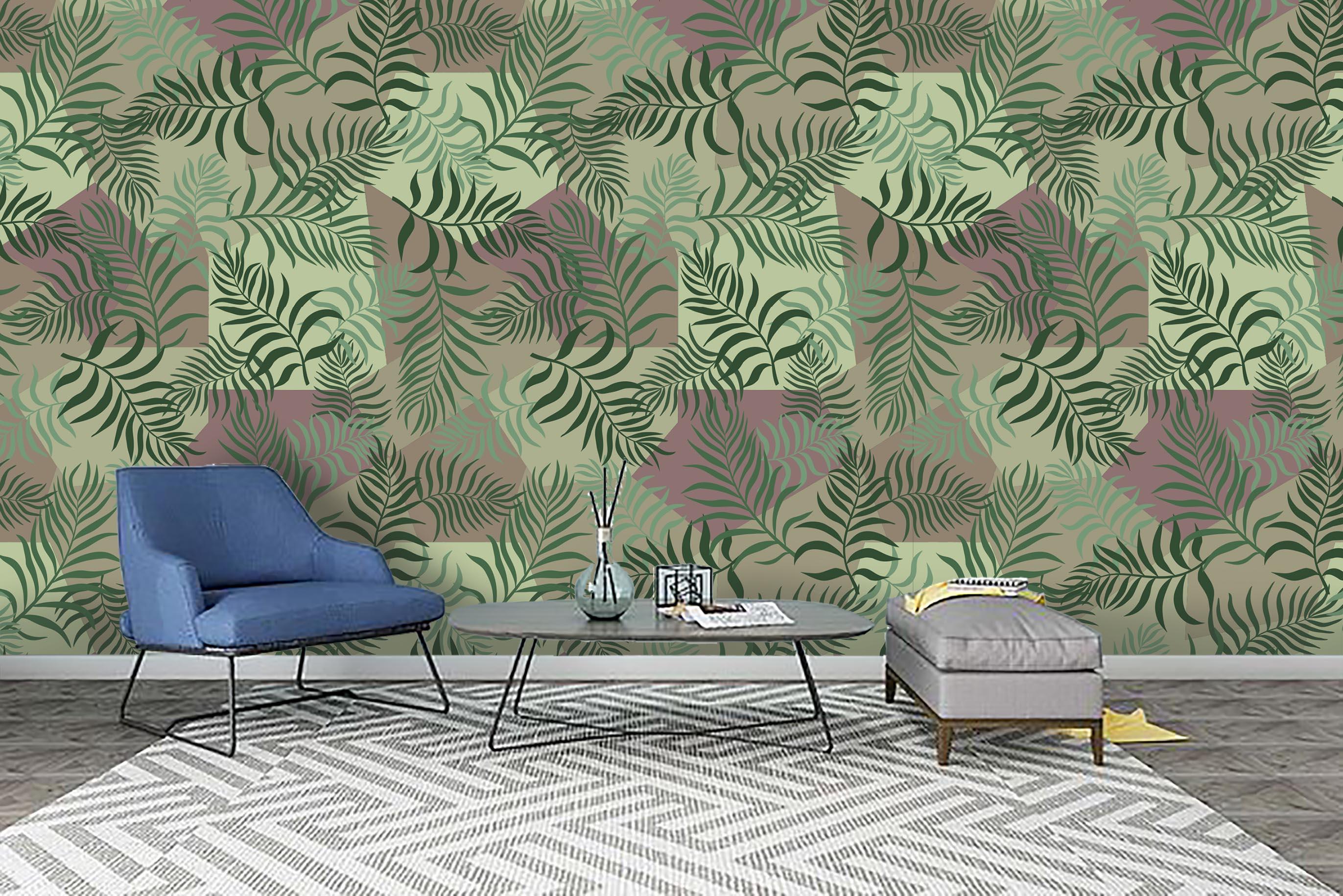 3D Green Leaves Wall Mural Wallpaper 53- Jess Art Decoration