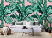 3D Tropical Green Leaves Wall Mural Wallpaper 66- Jess Art Decoration