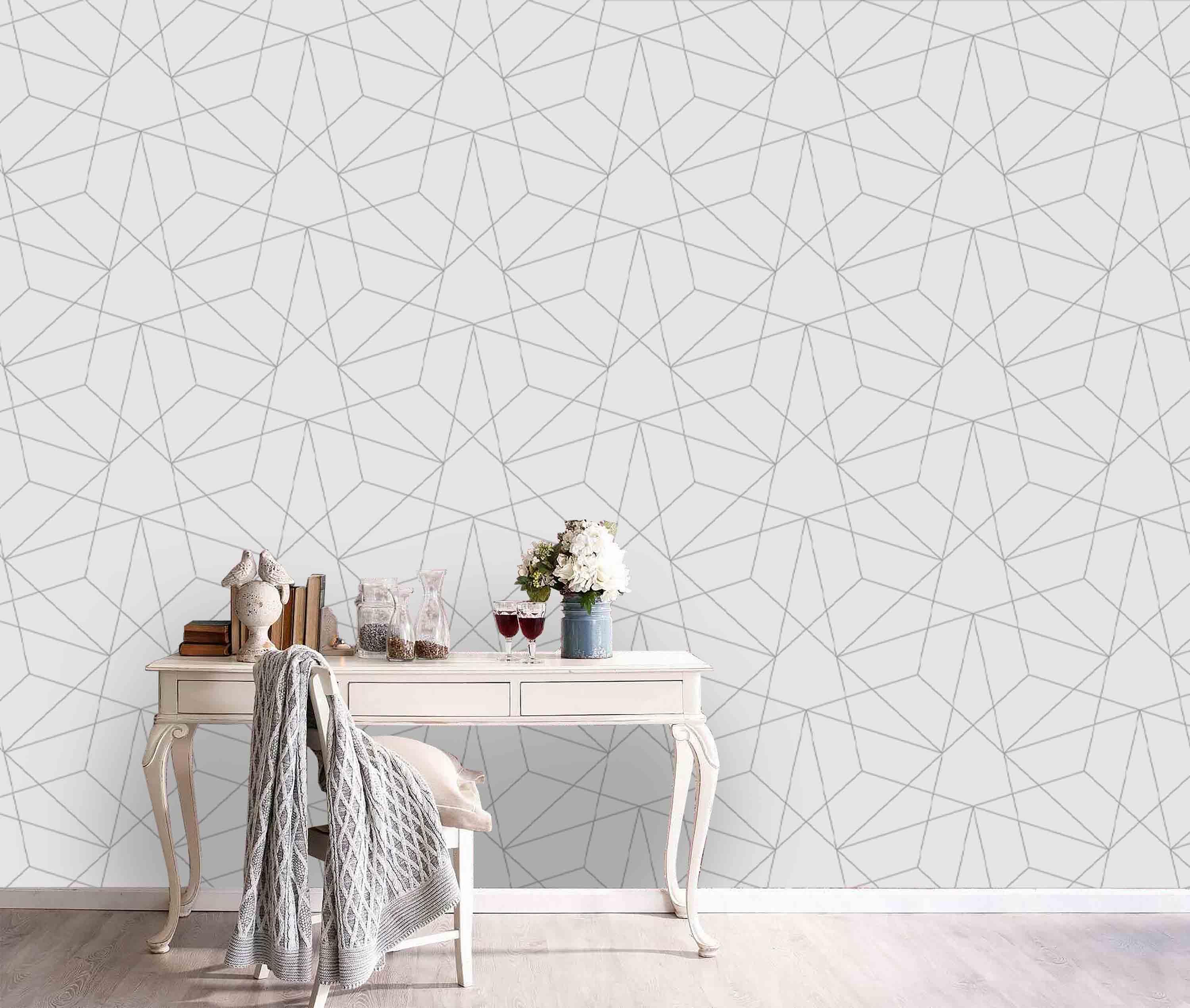 3D Geometric Line Wall Mural Wallpaper 167- Jess Art Decoration