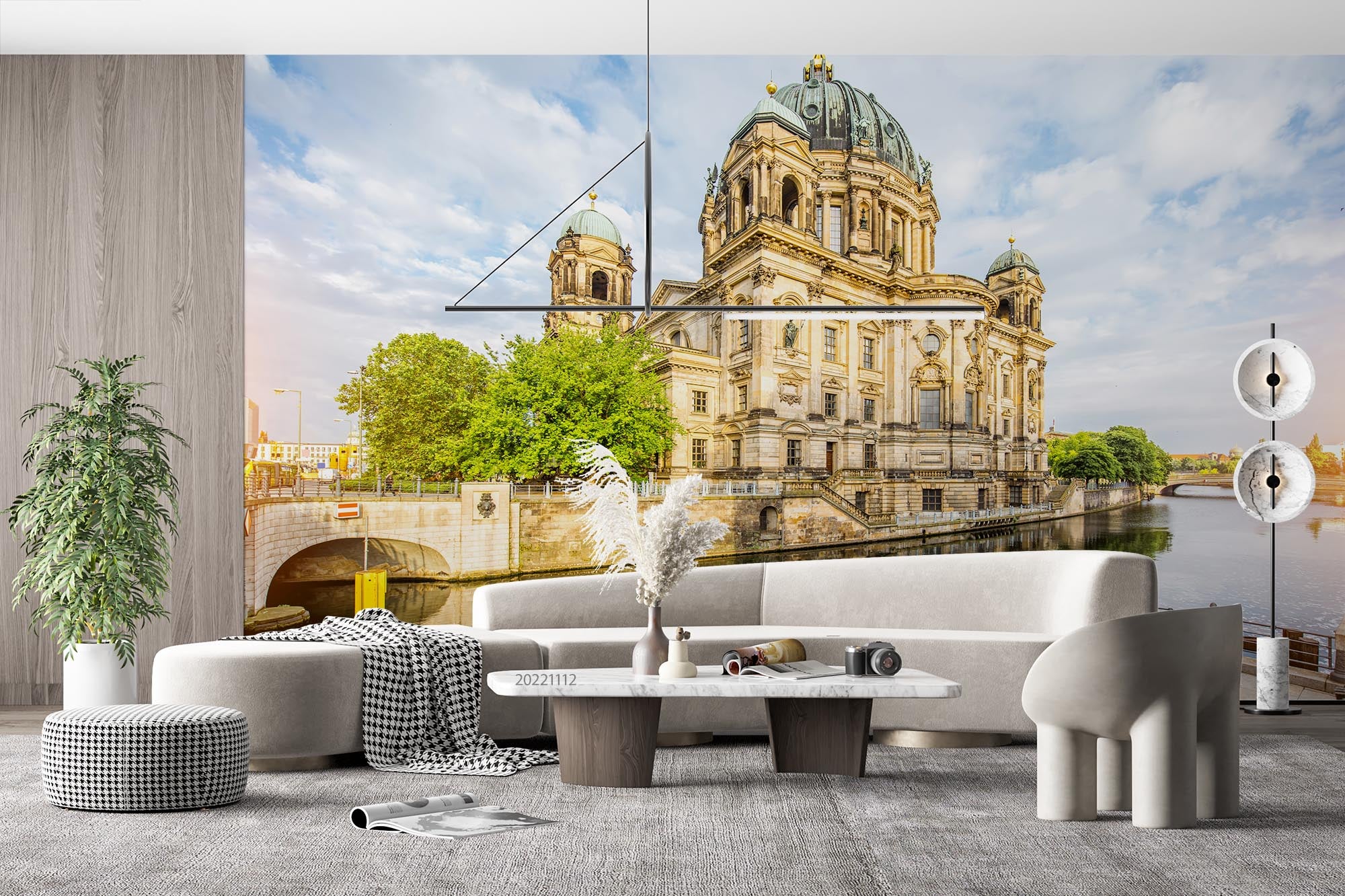 3D Famous Cathedral Museum Berlin Wall Mural Wallpaper GD 2143- Jess Art Decoration