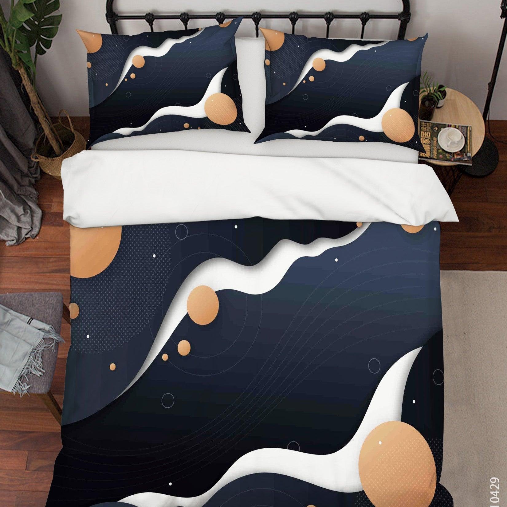 3D Abstract Geometric Pattern Quilt Cover Set Bedding Set Duvet Cover Pillowcases 194- Jess Art Decoration