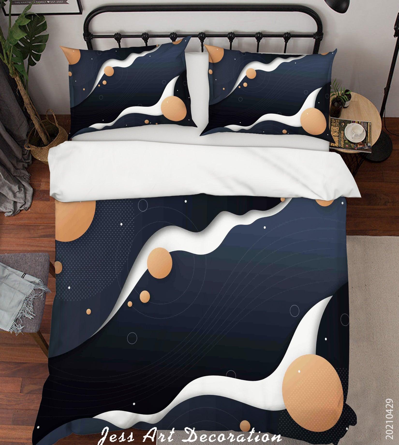 3D Abstract Geometric Pattern Quilt Cover Set Bedding Set Duvet Cover Pillowcases 194- Jess Art Decoration