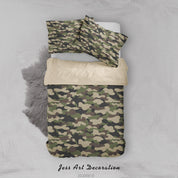 3D Vintage Camouflage Pattern Quilt Cover Set Bedding Set Duvet Cover Pillowcases LXL 11- Jess Art Decoration