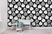 3D Pomegranate Black Wall Mural Wallpaper A277 LQH- Jess Art Decoration