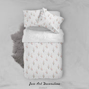 3D White Arrow Floral Quilt Cover Set Bedding Set Duvet Cover Pillowcases SF49- Jess Art Decoration