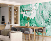 3D Green White Marble Texture Wall Mural Wallpaper GD 2889- Jess Art Decoration