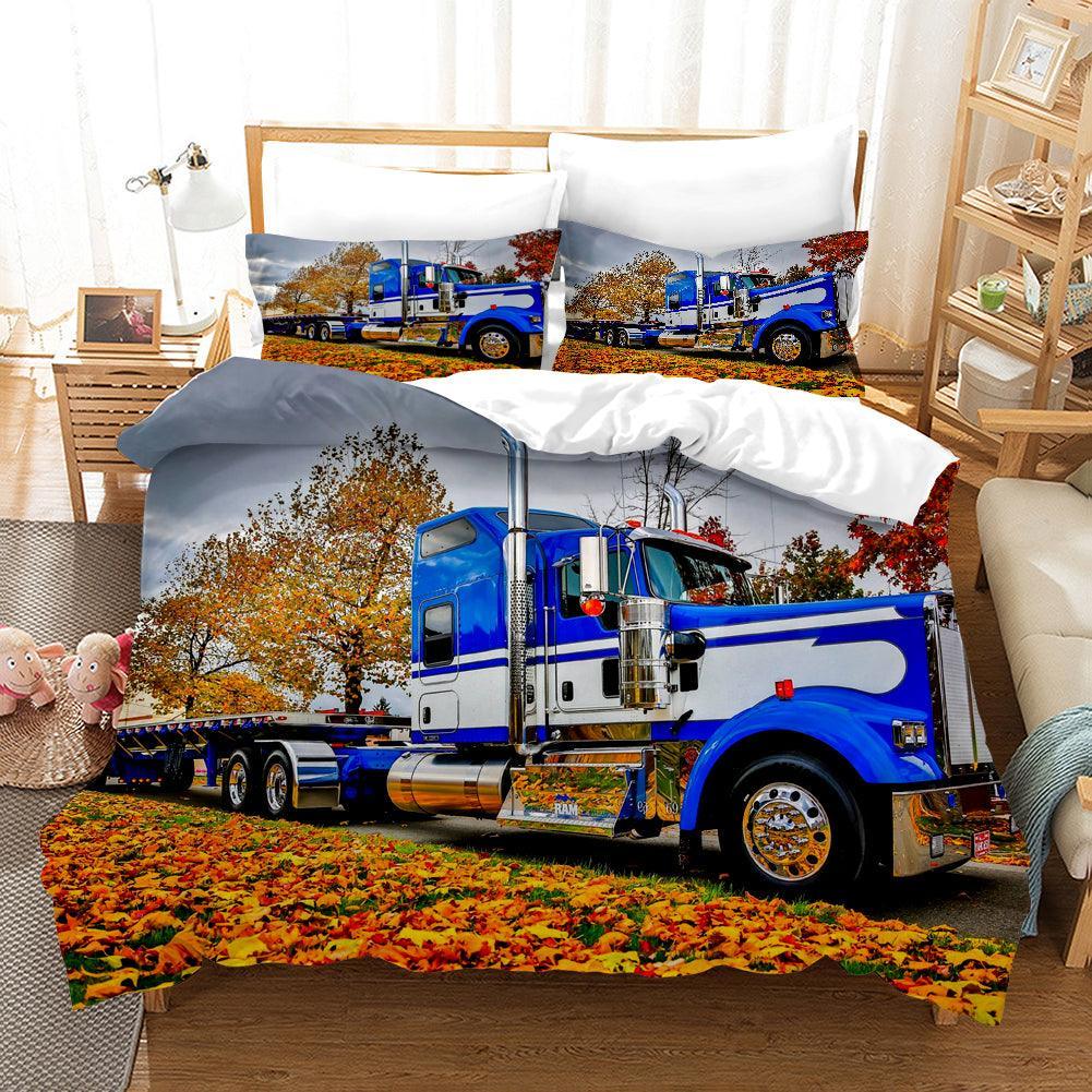 3D Truck Quilt Cover Set Bedding Set Duvet Cover Pillowcases WJ 1663- Jess Art Decoration
