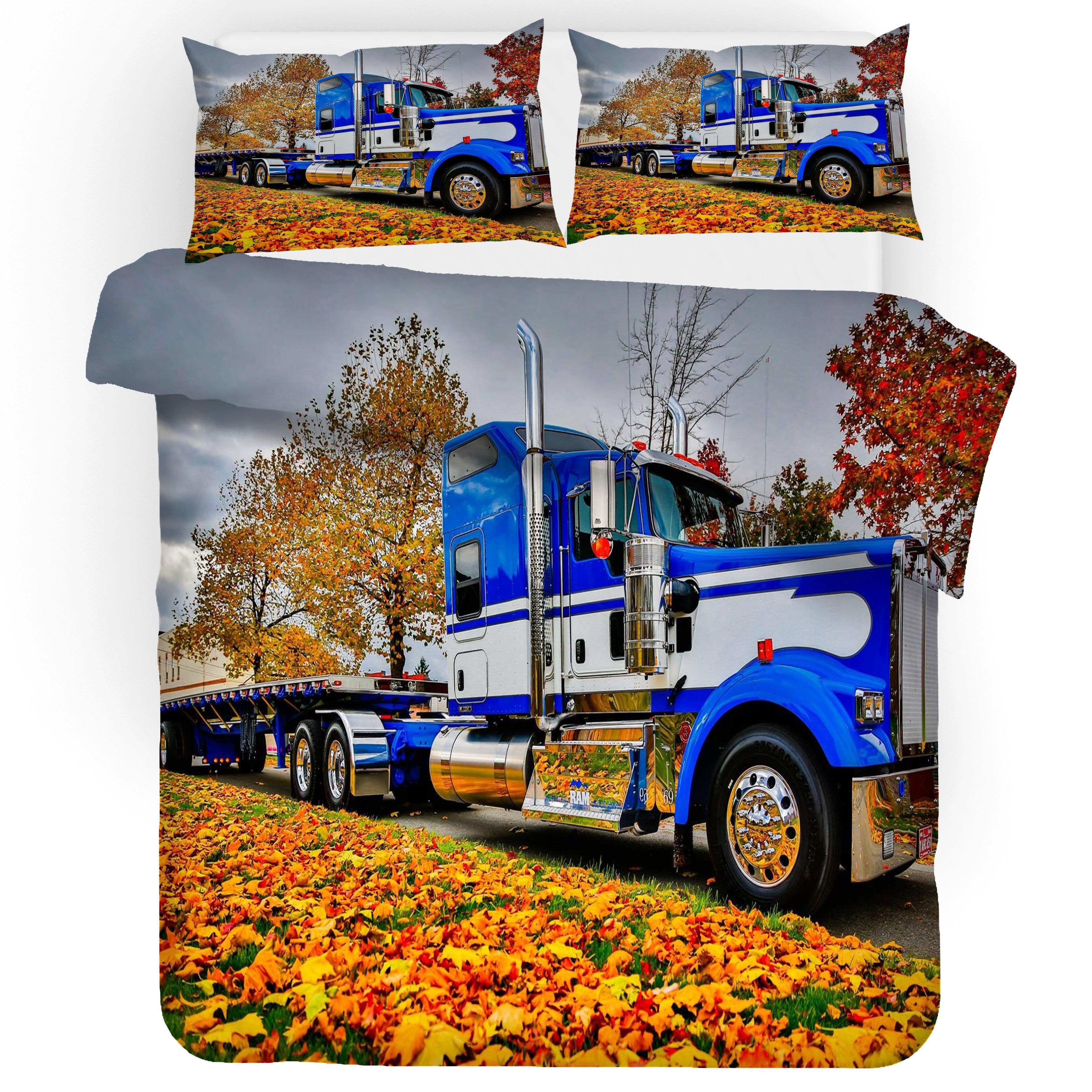 3D Truck Quilt Cover Set Bedding Set Duvet Cover Pillowcases WJ 1663- Jess Art Decoration
