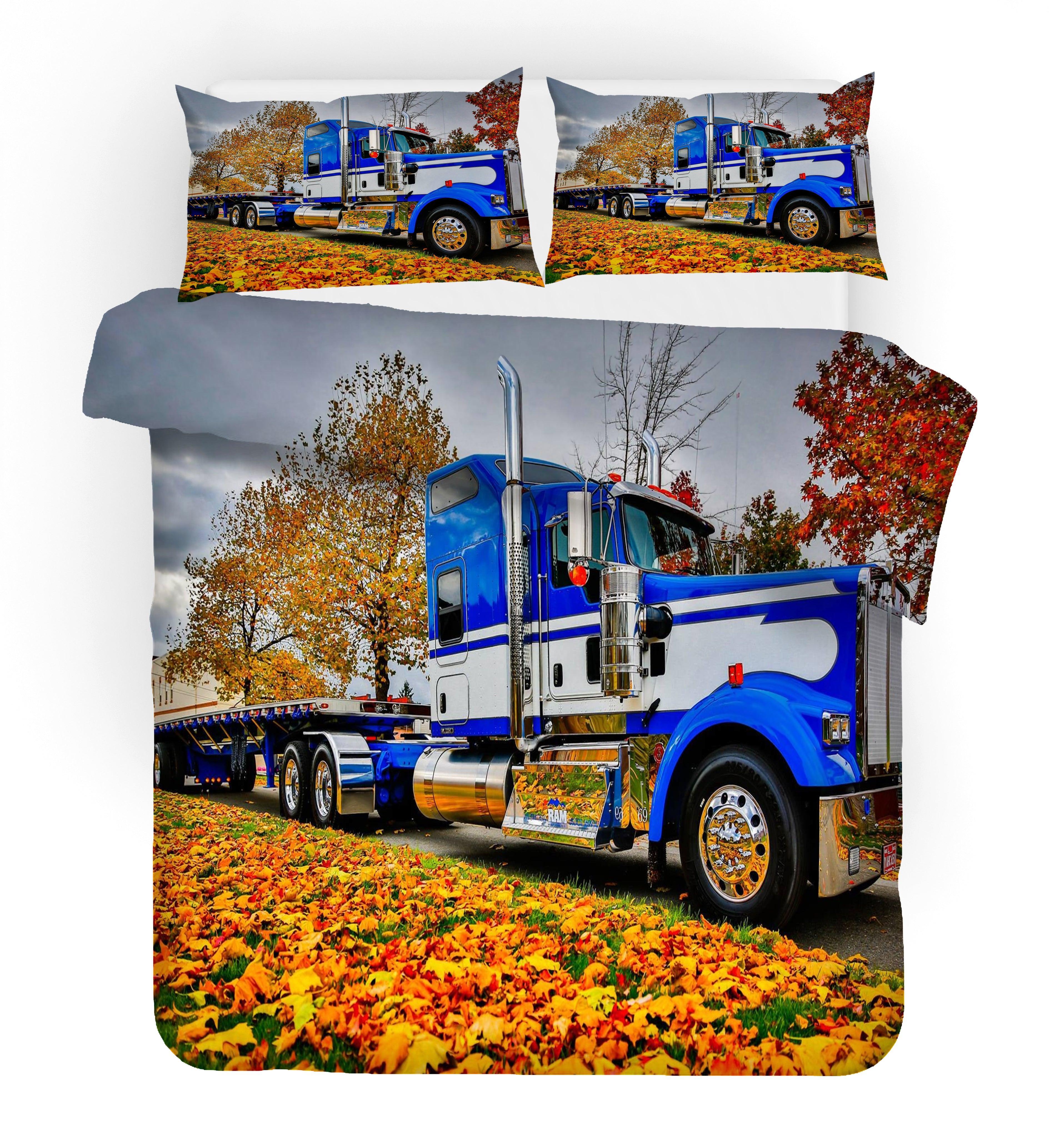 3D Truck Quilt Cover Set Bedding Set Duvet Cover Pillowcases WJ 1663- Jess Art Decoration