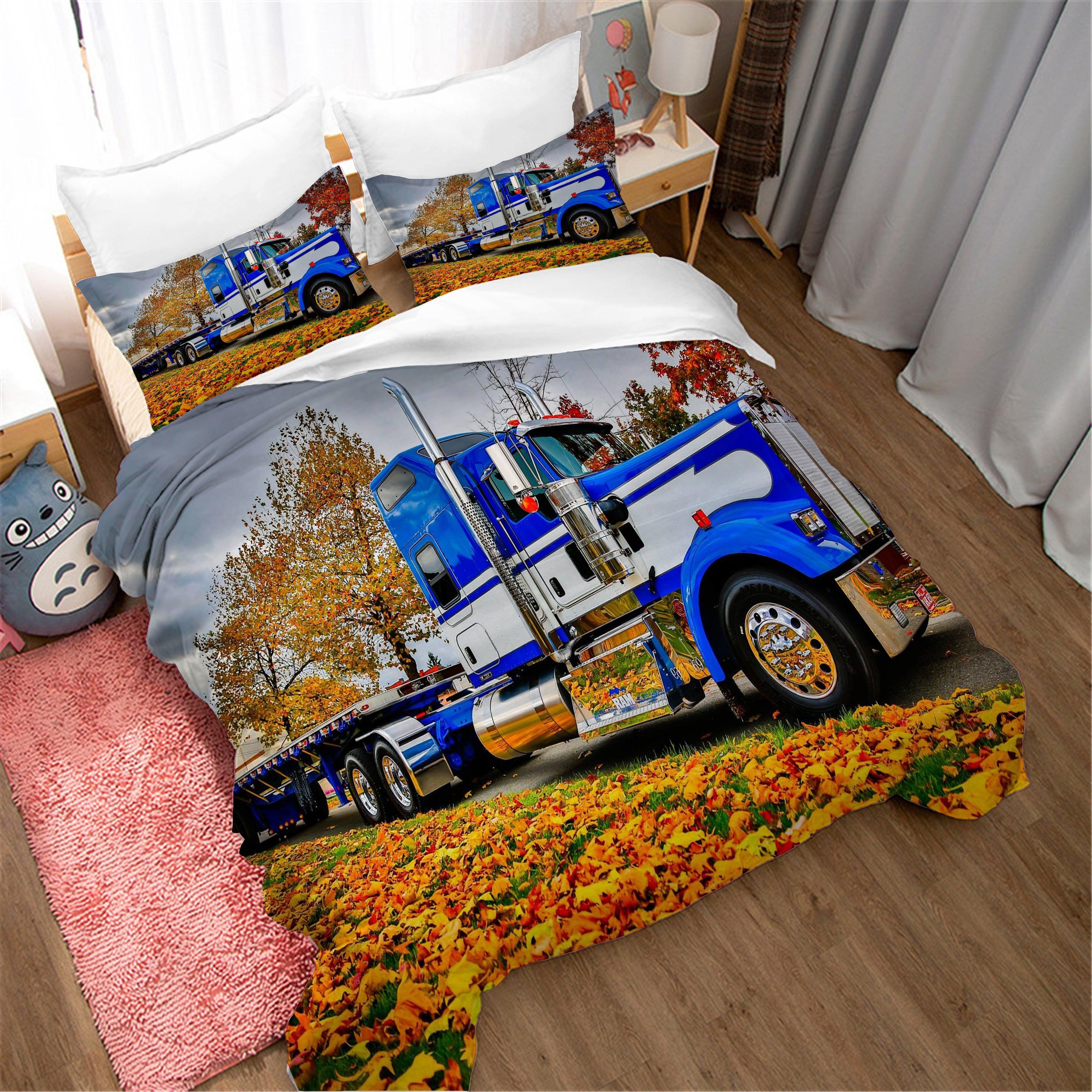 3D Truck Quilt Cover Set Bedding Set Duvet Cover Pillowcases WJ 1663- Jess Art Decoration
