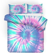 3D Color Tie Dye Quilt Cover Set Bedding Set Duvet Cover Pillowcases 102- Jess Art Decoration