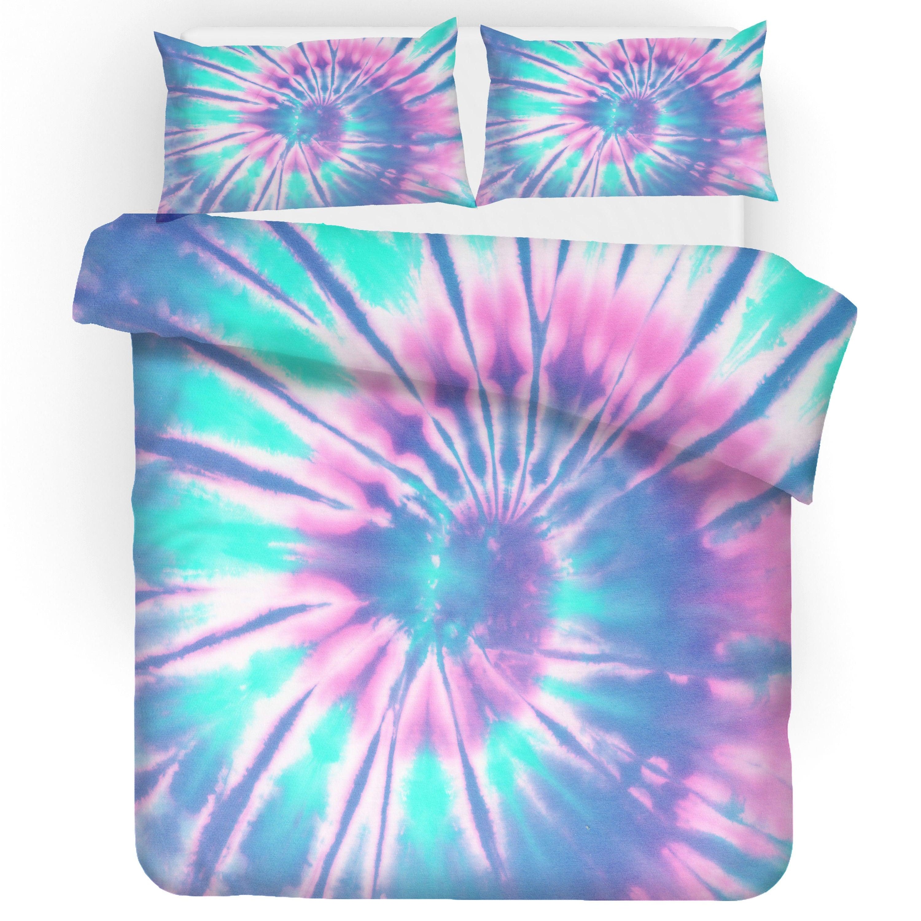 3D Color Tie Dye Quilt Cover Set Bedding Set Duvet Cover Pillowcases 102- Jess Art Decoration