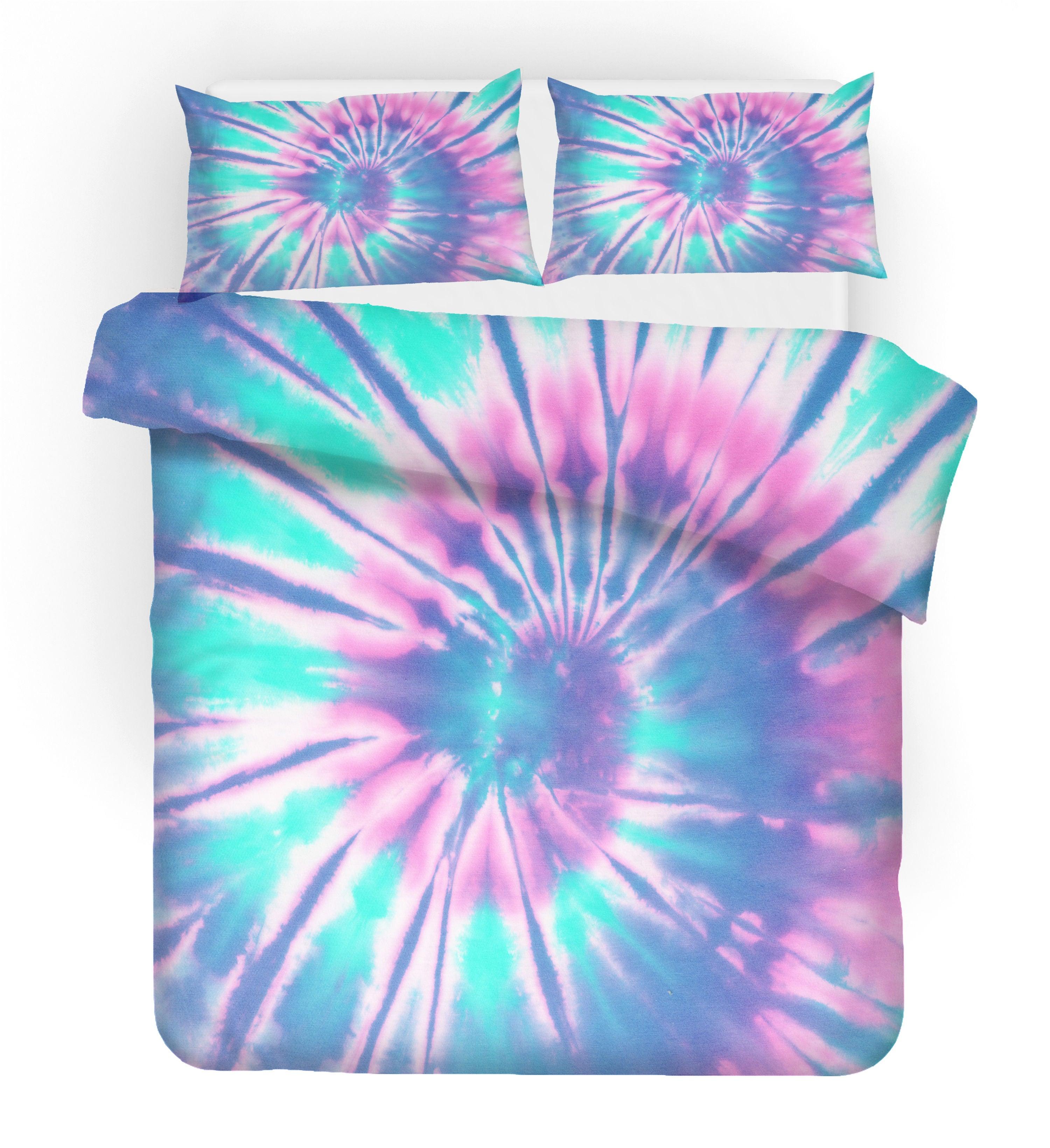 3D Color Tie Dye Quilt Cover Set Bedding Set Duvet Cover Pillowcases 102- Jess Art Decoration