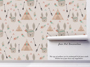 3D Tent Arrow Rabbit Feather Wall Mural Wallpaper 64- Jess Art Decoration