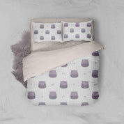 3D Hippopotamus Pattern Quilt Cover Set Bedding Set Pillowcases 161- Jess Art Decoration