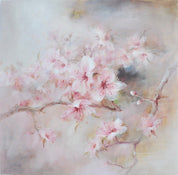 3D Grey Pink Peach Blossom Quilt Cover Set Bedding Set Pillowcases 90- Jess Art Decoration