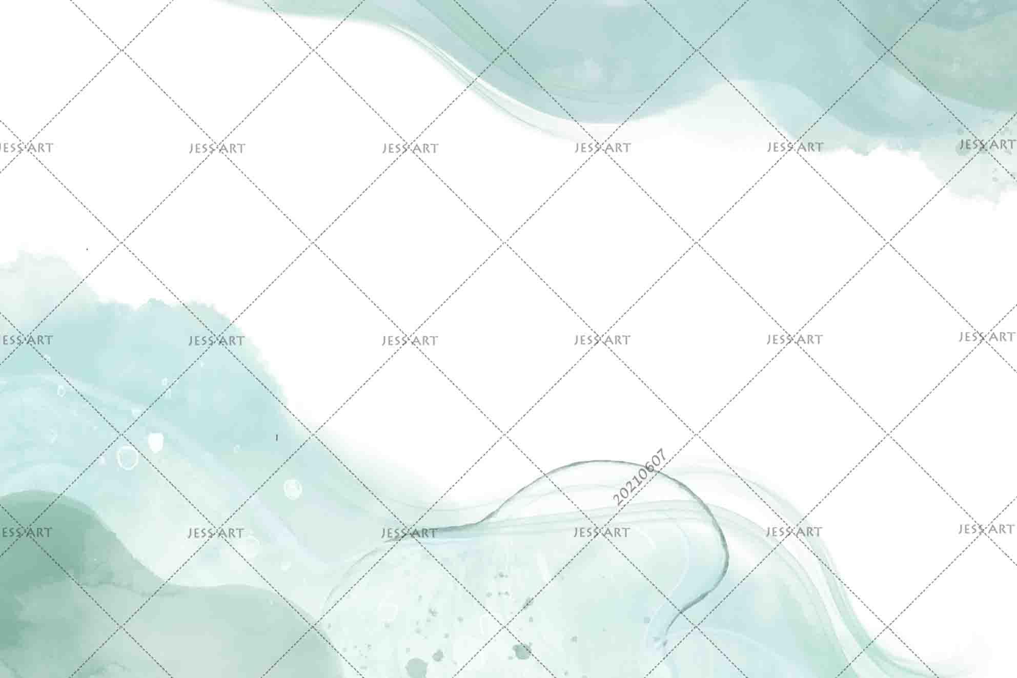 3D  Abstract Gouache Blue Sky Wall Mural Wallpaper SWW1044- Jess Art Decoration