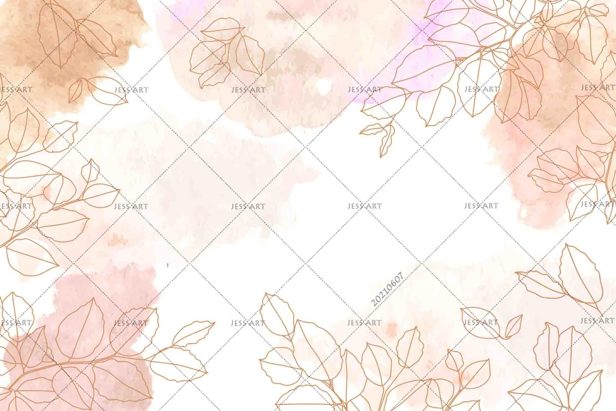 3D  Abstract Gouache Pink Floral Wall Mural Wallpaper SWW1045- Jess Art Decoration