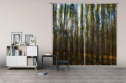 3D Nature Woods Sunbeams Trees Curtains and Drapes GD 2891- Jess Art Decoration
