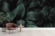 3D Leaves Reality Photo Green Plant Wall Mural Wallpaper JN 4- Jess Art Decoration