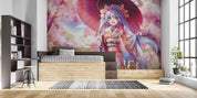 3D Comic Girl Wall Mural Wallpaper sww 224- Jess Art Decoration