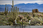 3D Mountain Cactus Landscape Wall Mural Wallpaper LQH 82- Jess Art Decoration