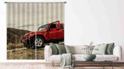 3D Off-Road Vehicle Curtains and Drapes LQH 62- Jess Art Decoration