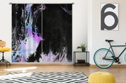 3D Abstract Black Marble Texture Curtains and Drapes LQH 522- Jess Art Decoration