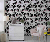 3D Hand Drawn Animal Panda Wall Mural Wallpaper LQH 83- Jess Art Decoration