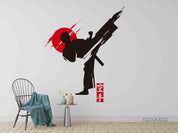 3D Taekwondo Sports Wall Mural Wallpaper LQH 157- Jess Art Decoration