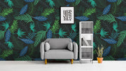 3D Green Blue Leaves Wall Mural Wallpaper 57- Jess Art Decoration
