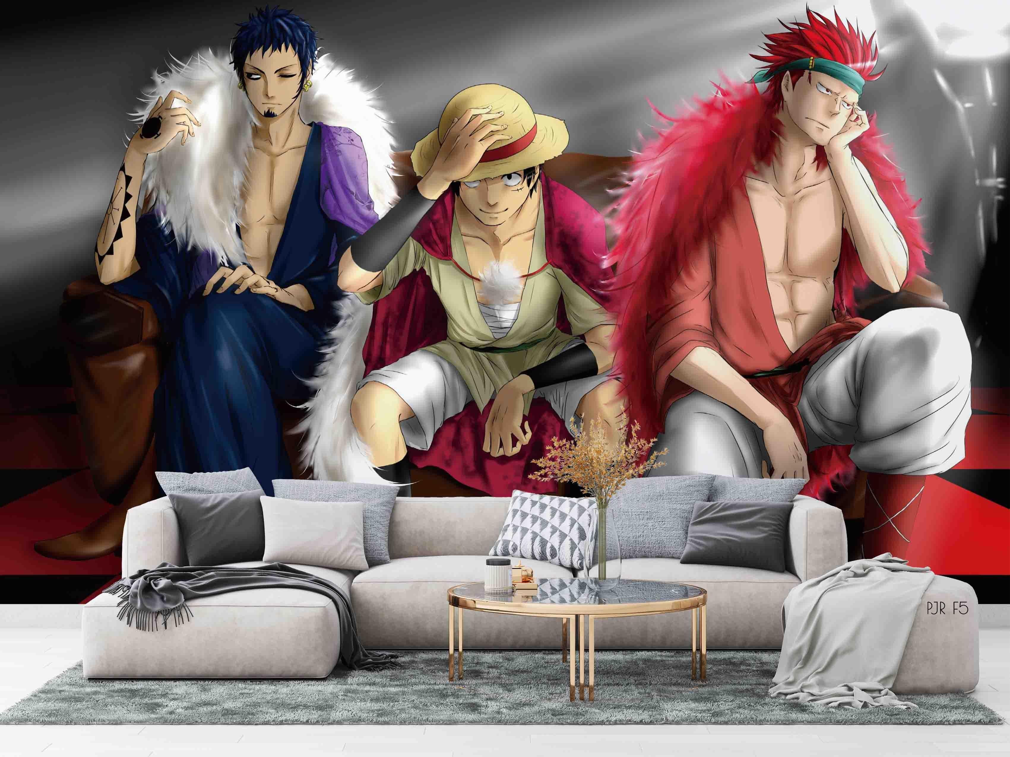 3D Anime Straw Boy anime adventure boy character mural wall mural wallpaper for teen room - view 8