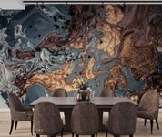 3D Abstract Dark Marble Pattern Wall Mural Wallpaper GD 1850- Jess Art Decoration