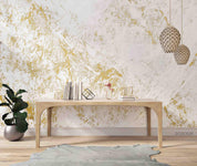 3D Abstract Golden White Black Ground Marble Texture Wall Mural Wallpaper SWW468- Jess Art Decoration