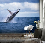 3D Sea Whale Wall Mural Wallpaper 19- Jess Art Decoration